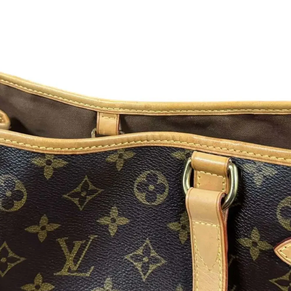 LOUIS VUITTON Brown Monogram Canvas Shoulder Bag
